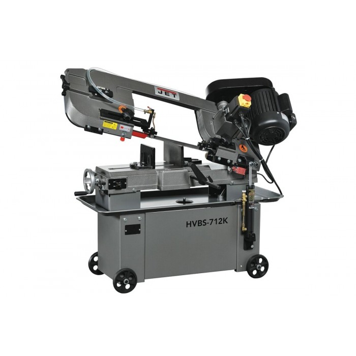 Стрічкопильний верстат по металу JET HVBS-712 : 230V,0,95/0,55кВт,пол. 2362х20 мм,зона обр-110-175мм