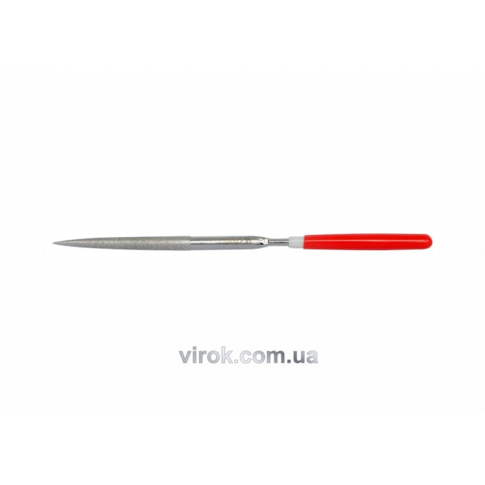 Надфіль алмазний YATO півкруглий, l= 140/50 мм, b= 3 мм [120/1200]