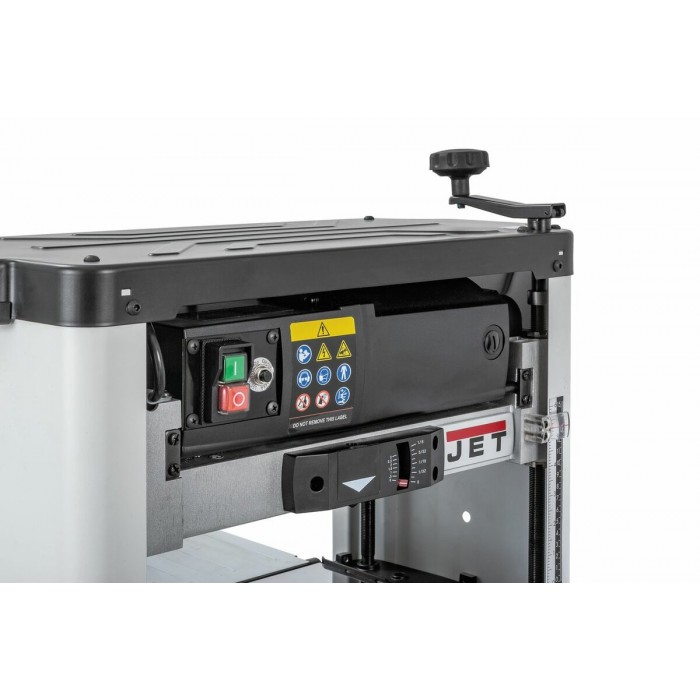Рейсмусовий верстат переносний JET JWP-12L : 230В, 1,7 кВт. 10000 об/хв. загот. 318х152 мм.