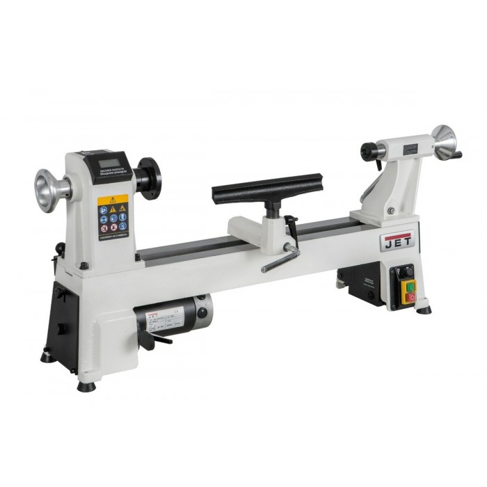 Токарний верстат по дереву JET JWL-1220LVS : 230В, 0,55кВт;  стан/оп. Ø 305/240мм. регул 450-3500,об