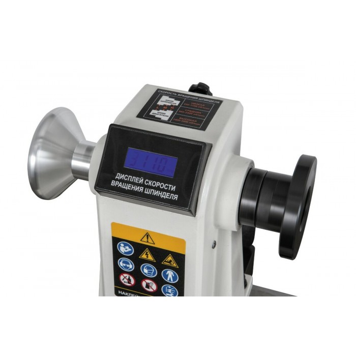 Токарний верстат по дереву JET JWL-1220LVS : 230В, 0,55кВт;  стан/оп. Ø 305/240мм. регул 450-3500,об