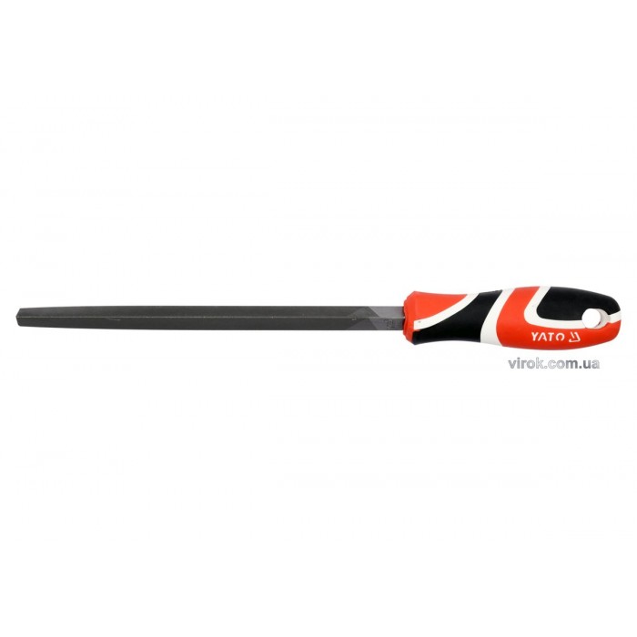 Напильник по металу YATO, трикутний l=200 мм, #3 [20/80]