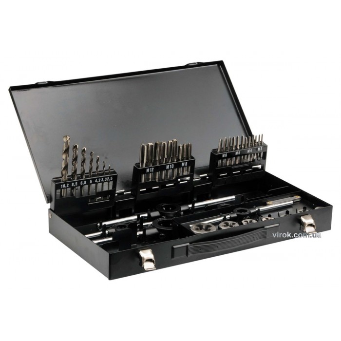 Мітчики і плашки YATO : М3-М12, Набір 44 шт. [4]