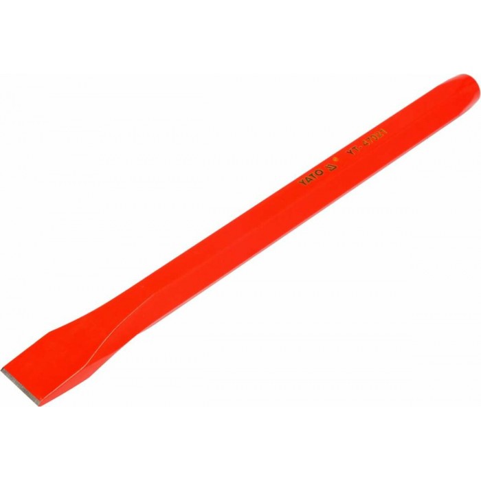 Зубило слюсарне YATO, 6-гран. профіль, 250х 17 мм, пруг- 22 мм [10/40]