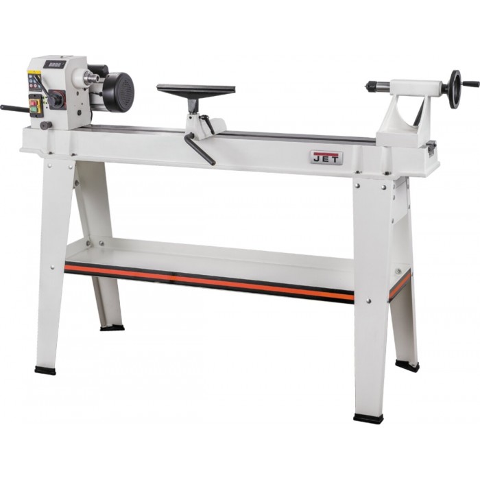 Токарний верстат по дереву JETJWL-1443L-M: 230В, 0,75 кВт. обертов. Ø=370/280 мм стан./оп. регул. об