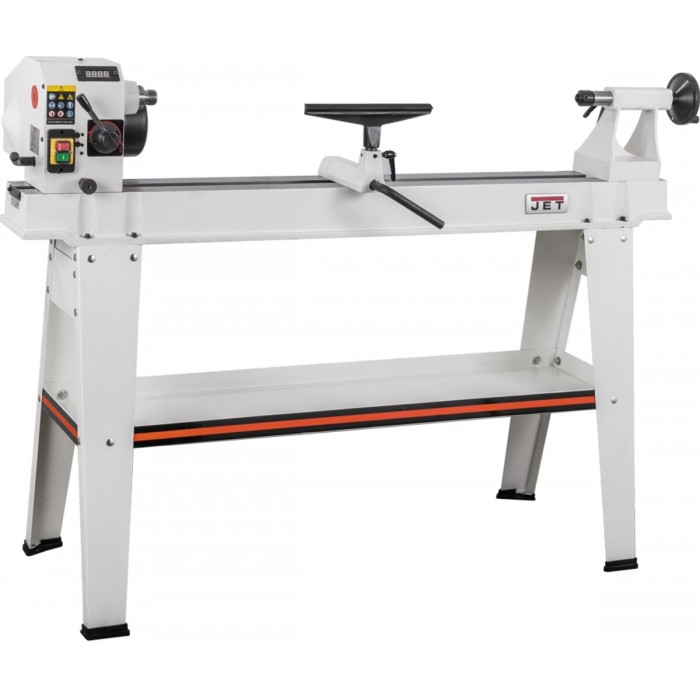 Токарний верстат по дереву JETJWL-1443L-M: 230В, 0,75 кВт. обертов. Ø=370/280 мм стан./оп. регул. об