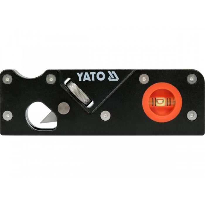 Рубанок столярний YATO до кромки- 155х 50х 20 мм, 7 лез W= 9 мм [24]