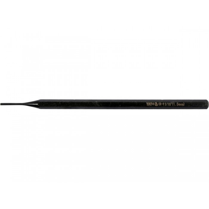 Пробійник слюсарний YATO : Ø= 1.5 мм, L= 150 мм [20/120]
