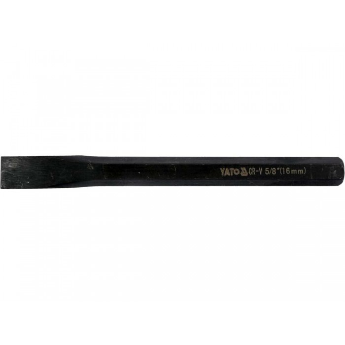 Зубило слюсарне YATO, 6-гран. профіль, 172х 9.4 мм, пруг- 16 мм [20/120]