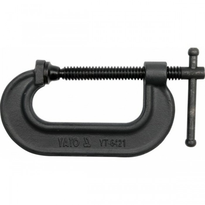 Струбцина YATO з гвинтовим затиском, тип "C" : l= 75 мм (3") [6/18]