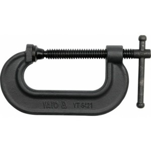 Струбцина YATO з гвинтовим затиском, тип "C" : l= 100 мм (4") [6/12]