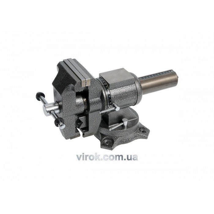 Лещата слюсарні обертові з наковальнею YATO  вертик./гориз. площ, b= 125 мм, m= 20 кг [1/28]