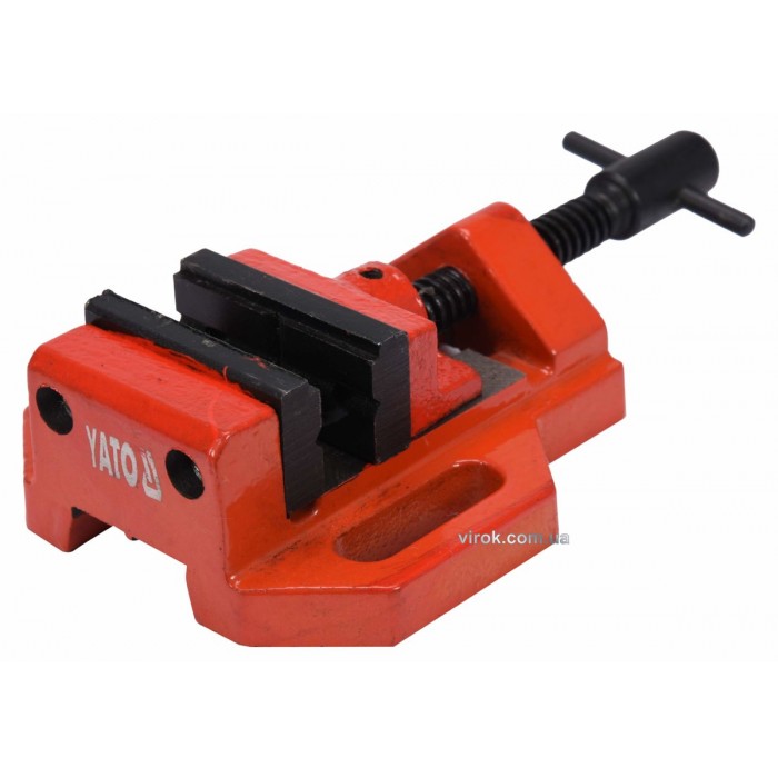 Лещата для верстатів YATO; корпус- 110 мм, губки- 50 мм, розвід губ- 30 мм [10]