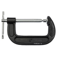 Струбцина з гвинтовим затиском "G" подібна YATO; l= 100 мм (4") [5/30]