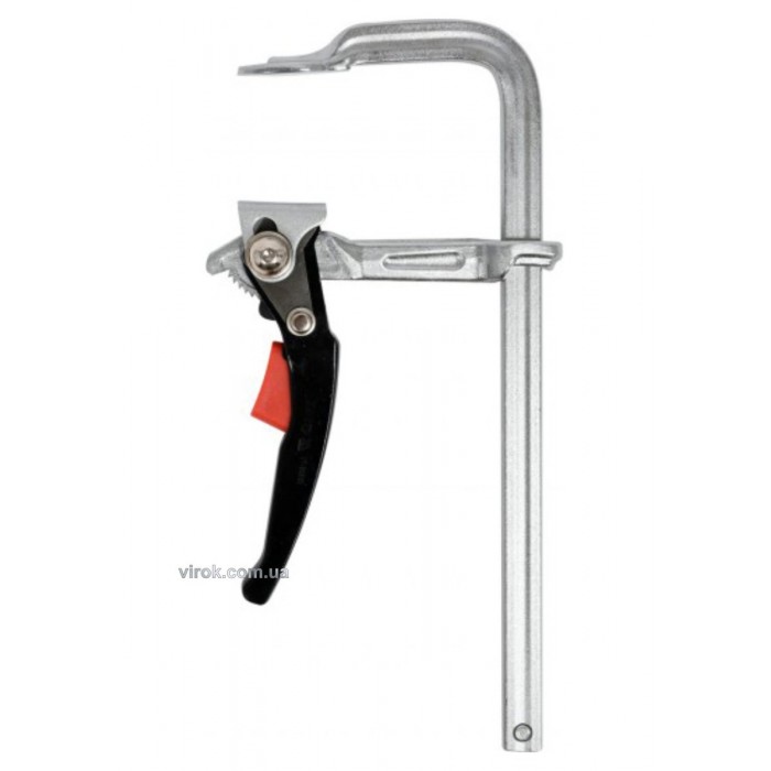 Струбцина з важільним затискачем, стальна, тип "F" YATO; l= 250 мм, h= 100 мм [2/12]