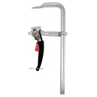 Струбцина з важільним затискачем, стальна, тип "F" YATO; l= 300 мм, h= 100 мм [2/12]