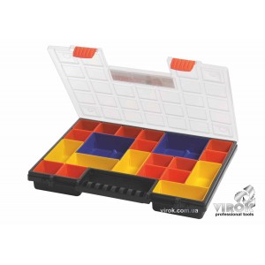 Органайзер пластиковий тип "RP" 16" ТМ ВІРОК; 399 х 303 х 50 мм