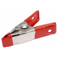 Струбцина пружинна- "прищіпка", металева YATO : L= 50 мм, роб. висота/глиб.- 20/20 мм [500]