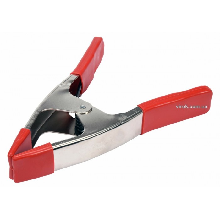 Струбцина пружинна- "прищіпка", металева YATO : L= 230 мм, роб. висота/глиб.- 90/90 мм [8/16]