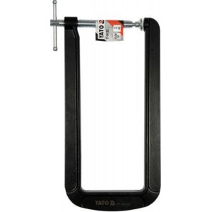 Струбцина з гвинтовим затискачем YATO, тип "С" глибока, 101х 304 мм [6/12]