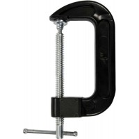 Струбцина з гвинтовим затискачем YATO, тип "С", швидкий затиск, 50х 100 мм [6/24]