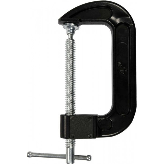 Струбцина з гвинтовим затискачем YATO, тип "С", швидкий затиск, 50х 100 мм [6/24]