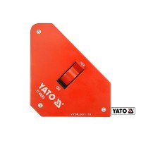 Струбцина магнітна для зварки з перемикачем YATO : 25 кг, 117 х 192 х 32 мм
