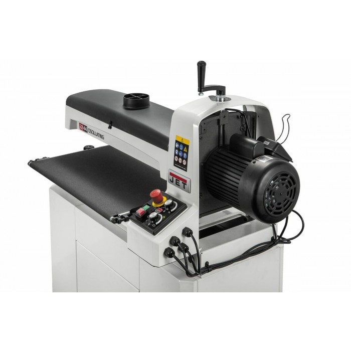 Шліфувальний барабанний верстат JET JWDS-2244OSC-M з осциляцією 230В, 2,3(1,3)кВт, стрічка 75мм (2М)