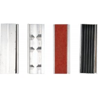 Губки змінні до лещат м'які YATO: b=125мм, з алюмінієвою основою і магнітним кріпленням, 4 пари [20]