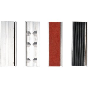 Губки змінні до лещат м'які YATO: b=125мм, з алюмінієвою основою і магнітним кріпленням, 4 пари [20]