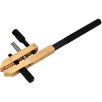 Лещата ручні латунно-сталеві YATO: губки- 10 мм, розвід губок- 13 мм [12/48]