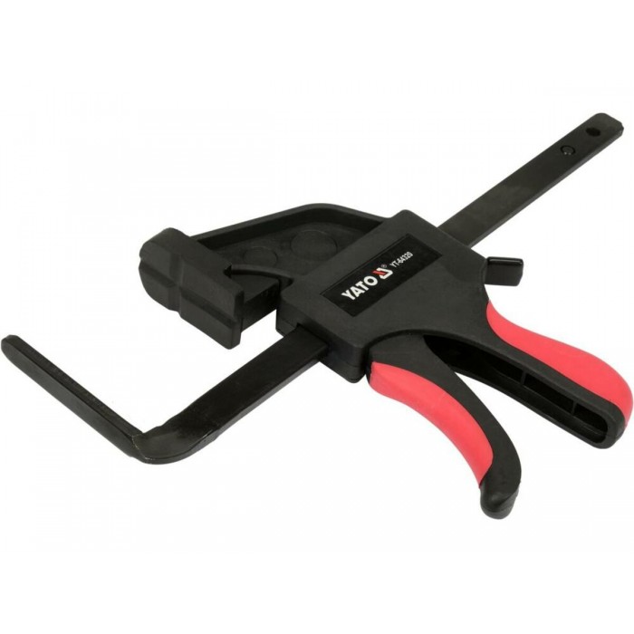 Затискач для напрямних рейок ел-роінстр-та YATO; розхід губ- 150 мм, глиб.- 70 мм, габар.- 300х 70мм