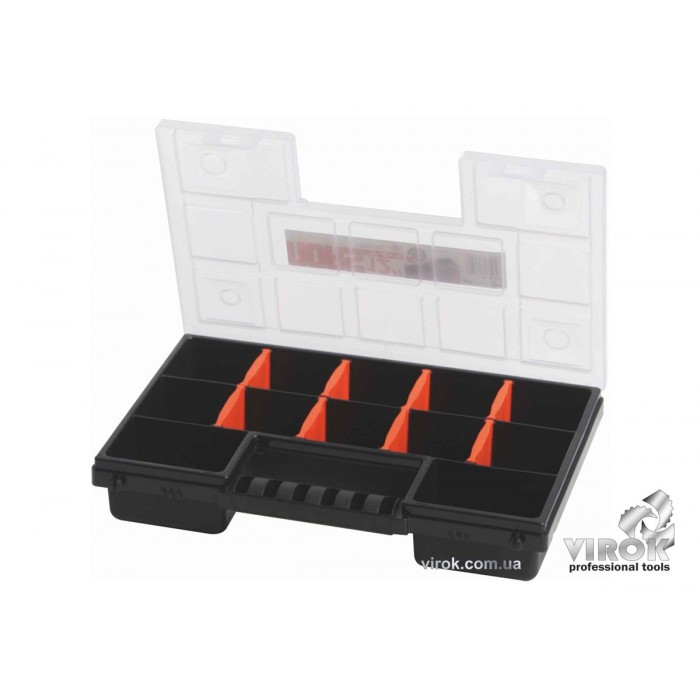 Органайзер пластиковий тип "RS" 12" ТМ ВІРОК; 287 х 186 х 50 мм