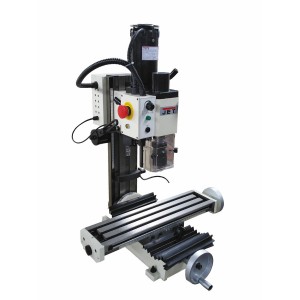 Фрезерно-свердлильний верстат JET JMD-1L: 230В 0.25(0,15)кВт. МК-2 сверда Ø≤10 мм.т/к фрезиØ=20/10мм