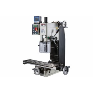 Фрезерно-свердлильний верстат по металу JET JMD-X2S DRO: 230 В, 0,75 кВт з свердлінням Ø≤ 20 мм