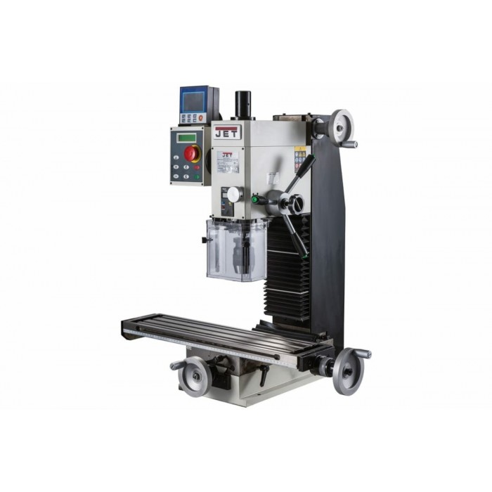 Фрезерно-свердлильний верстат по металу JET JMD-X2S DRO: 230 В, 0,75 кВт з свердлінням Ø≤ 20 мм