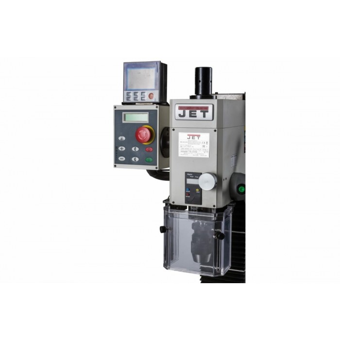 Фрезерно-свердлильний верстат по металу JET JMD-X2S DRO: 230 В, 0,75 кВт з свердлінням Ø≤ 20 мм