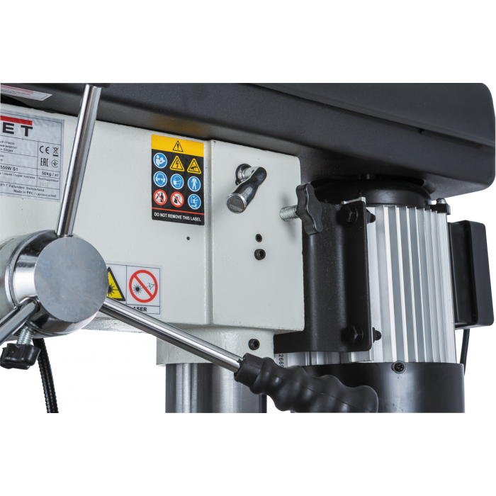 Свердлильний верстат JET JDP-13FM : 230В, 0.7(0.55)кВт. МК-2 Ø≤18 мм. 12 шв. 250 - 2500об.