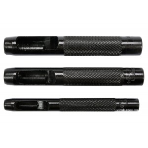 Пробійники отворів YATO: шкіра / гума / картон / текстиль, Ø=6, 8,10 мм, L=90 мм, кпл. 3 шт [20/120]