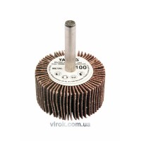 Круг пелюстковий шліфувальний YATO : подовжений Ø= 40 мм, К60, шпиндель Ø= 6 мм, H= 20 мм [10/60]