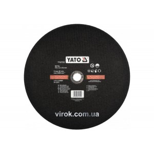 Диск відрізний по металу YATO : Ø= 355 x 25,4 мм, h= 3,2 мм до YT-82180  [25]