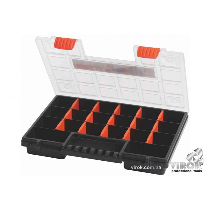Органайзер пластиковий тип "RS" 14" ТМ ВІРОК; 344 х 249 х 50 мм