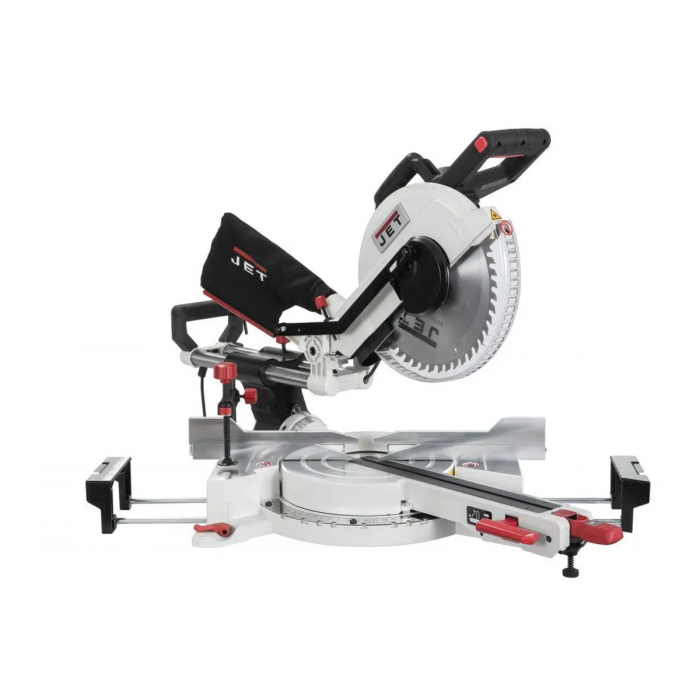 Пила торцьовальна з протяжкою JET JWMS-12X 230 В, 1,8 кВт. диск Ø=305(30) мм, -+45° глиб- 100/50