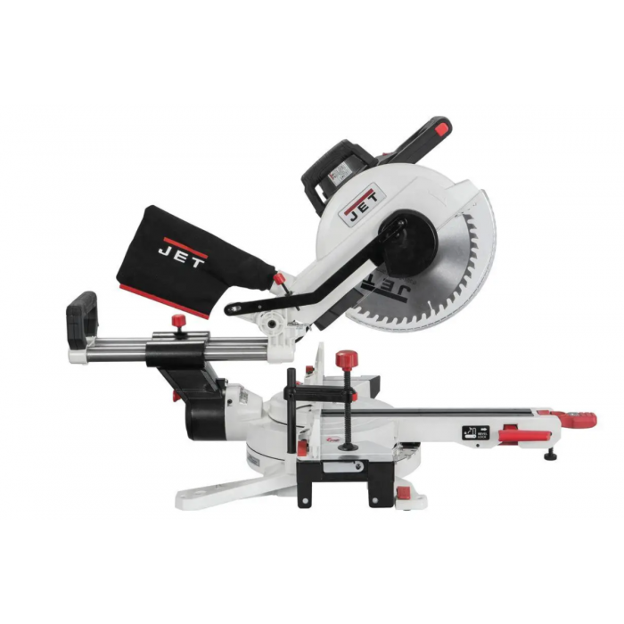 Пила торцьовальна з протяжкою JET JWMS-12X 230 В, 1,8 кВт. диск Ø=305(30) мм, -+45° глиб- 100/50