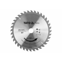 Диск пиляльний победітовий по дереву YATO: 255x30x3.0x2.0 мм, 36 зубців, R.P.M до 6000 1/хв [10/20]