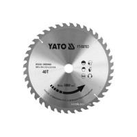 Диск пиляльний победітовий по дереву YATO: 305x30x3.2x2.2 мм, 40 зубців, R.P.M до 5000 1/хв [10]