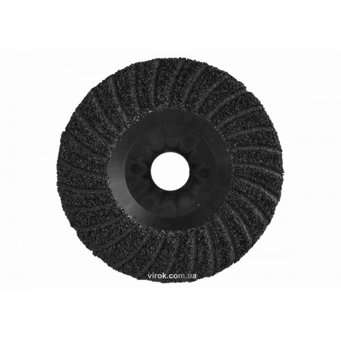 Диск шліфувальний універсальний YATO : Ø= 125/22.2 мм, Р16. дерево/метал/камінь [100]