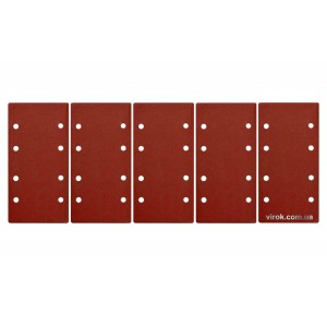 Папір шліфувальний з липучкою YATO: 93 х 187 мм, Р120, до YT-82230, 5 шт [100]