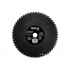 Диск-фреза відрізний і штробувальний по дереву, ПВХ. гіпсу YATO: Ø=230х 22,2 мм, макс. 8000 об/хв DW