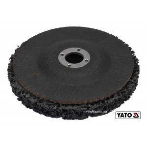 Круг зачистний нетканий YATO : Ø= 125 мм, 12500 об/хв, гайка М14 до КШМ [6/36]